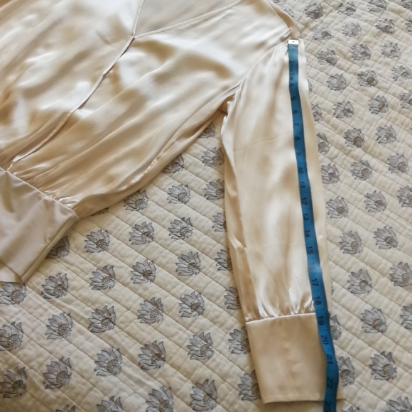 CAMI NYC 100% Satin Silk Bodysuit, Size S - Picture 10 of 13